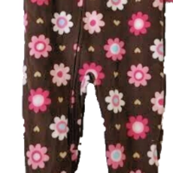 NWT Carter's Comfy-Fit Toddler Girls Butterfly Dot Pajama Dream PJ Sleep… - Picture 5 of 6